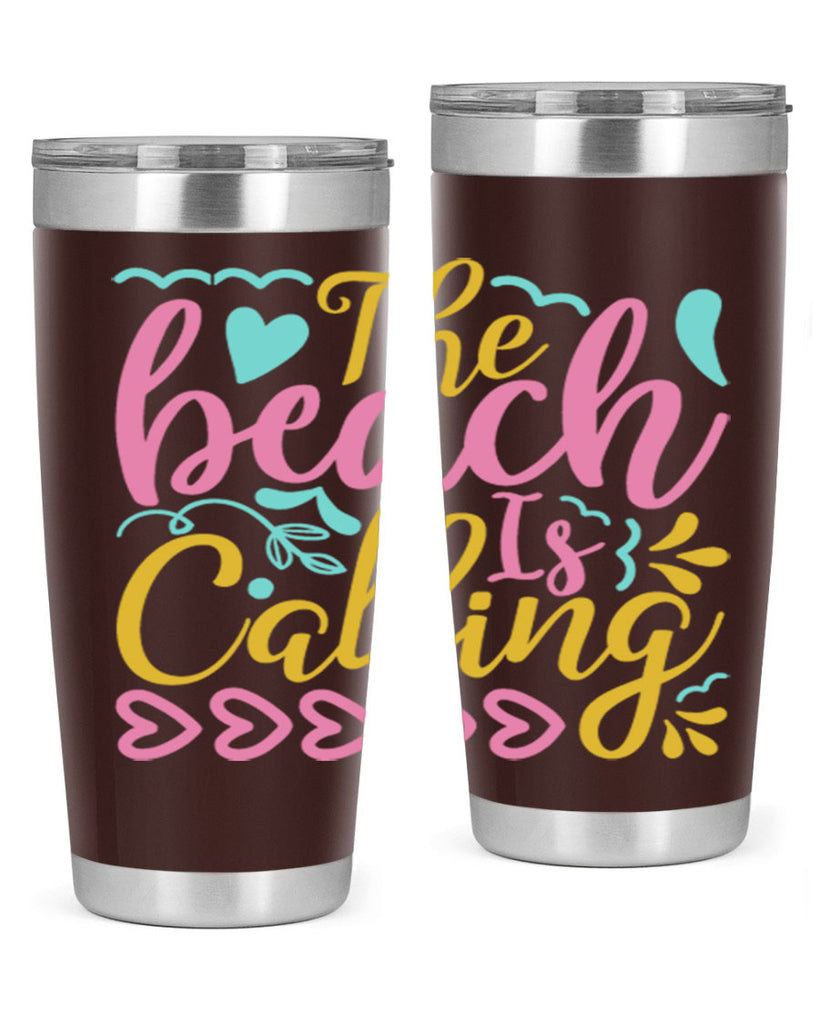 The beach is calling Style 1#- summer- Tumbler