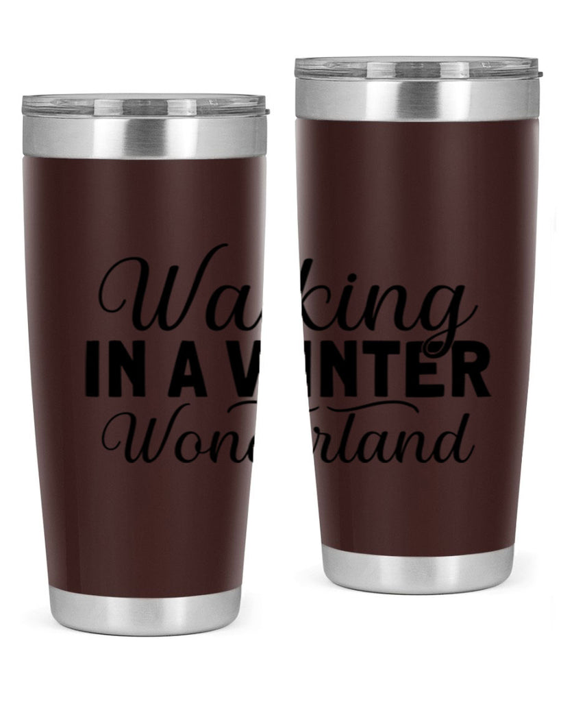 Walking in a Winter Wonderland 434#- winter- Tumbler