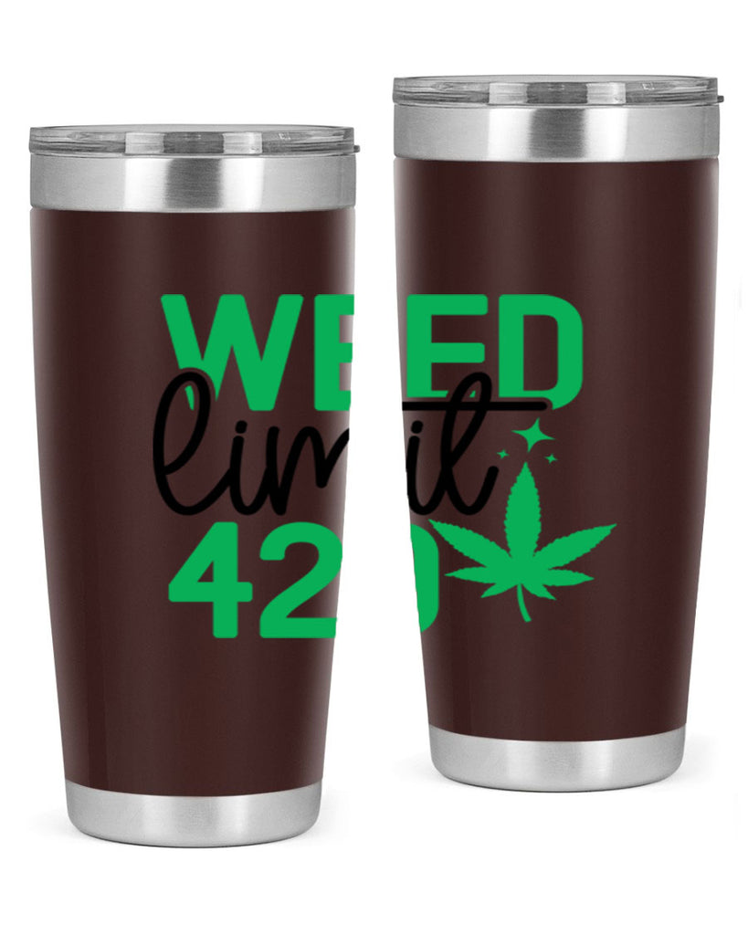 Weed Limit 420 294#- marijuana- Tumbler