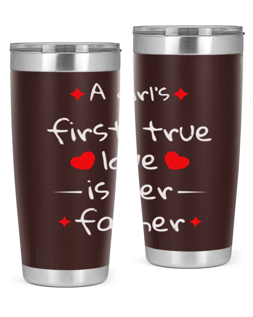a girl’s first true 116#- fathers day- Tumbler