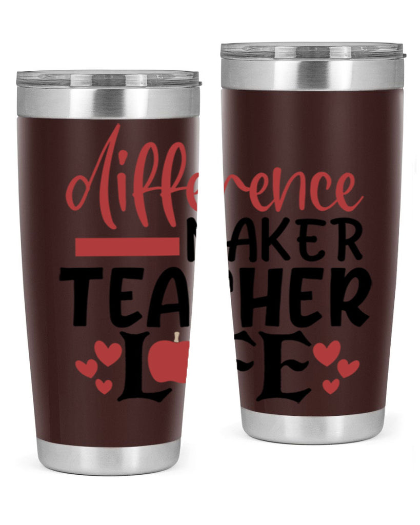 difference maker teacher life Style 184#- teacher- tumbler