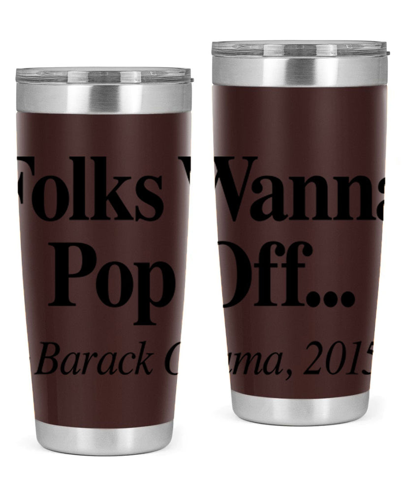 folks wanna pop off 151#- black words phrases- Cotton Tank