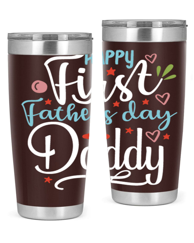 happy first fathers day daddy 89#- fathers day- Tumbler