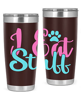 i eat stuff Style 82#- dog- Tumbler