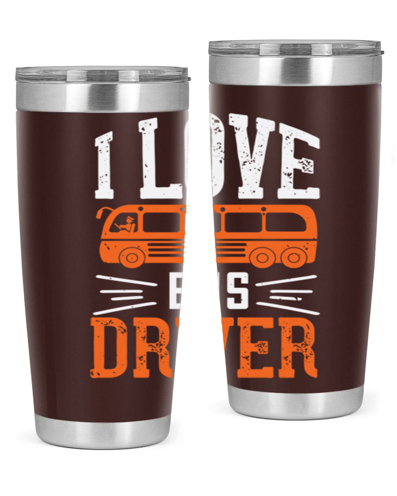 i love bus driver Style 30#- bus driver- tumbler