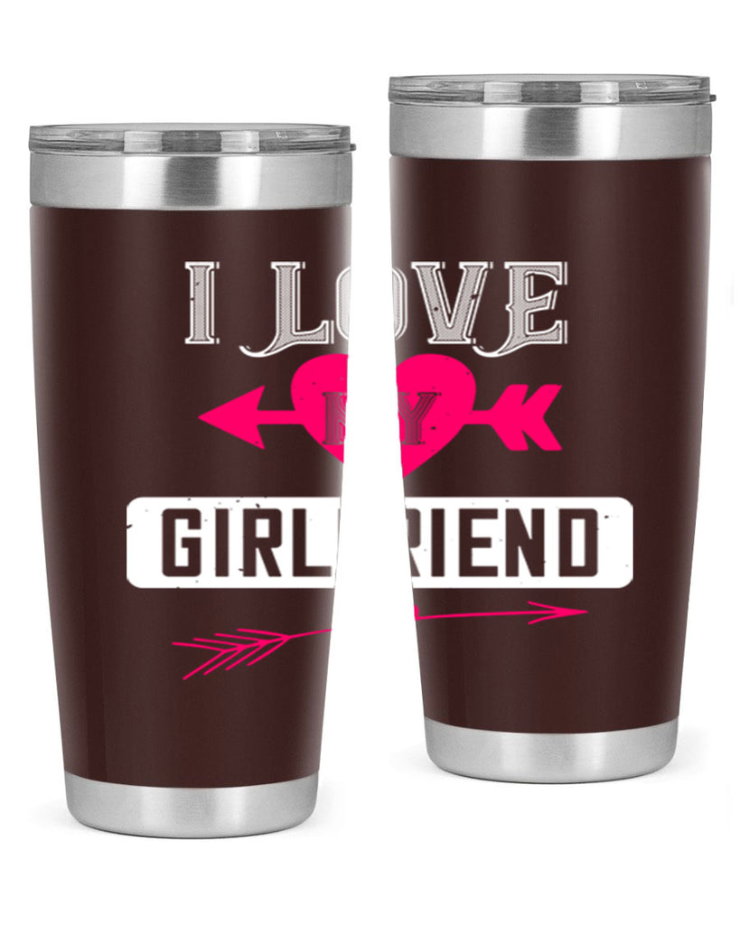 i love my girlfriend 54#- valentines day- Tumbler