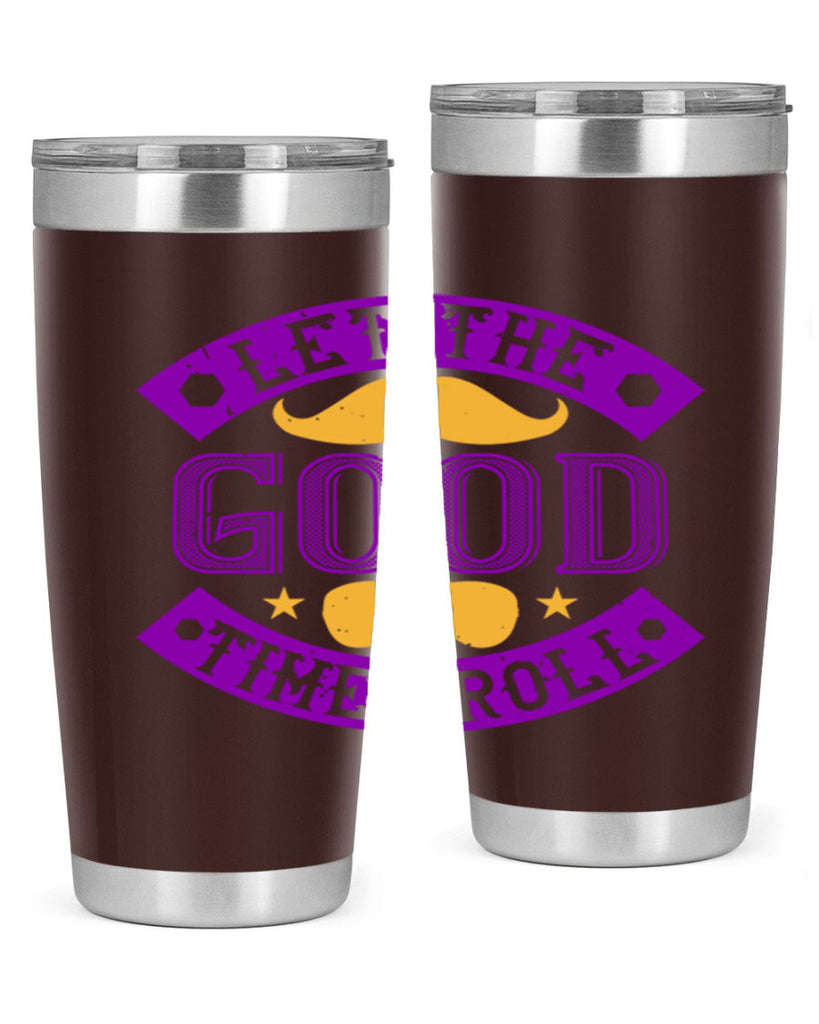 let the good times roll 52#- mardi gras- Tumbler