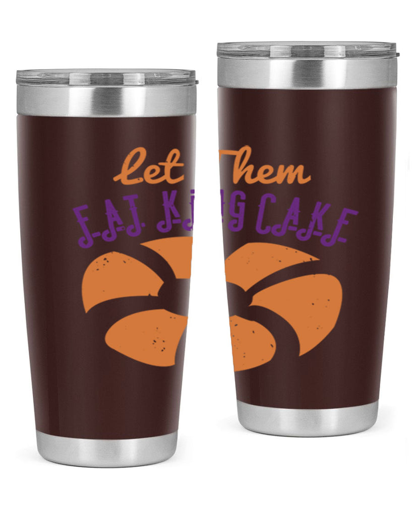 let them eat king cake 50#- mardi gras- Tumbler