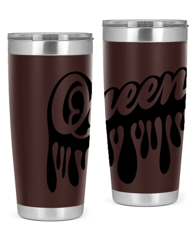 queen- black words phrases- Cotton Tank