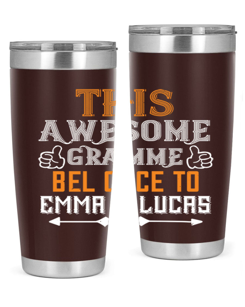 this awesomegramme 4#- grandpa - papa- Tumbler