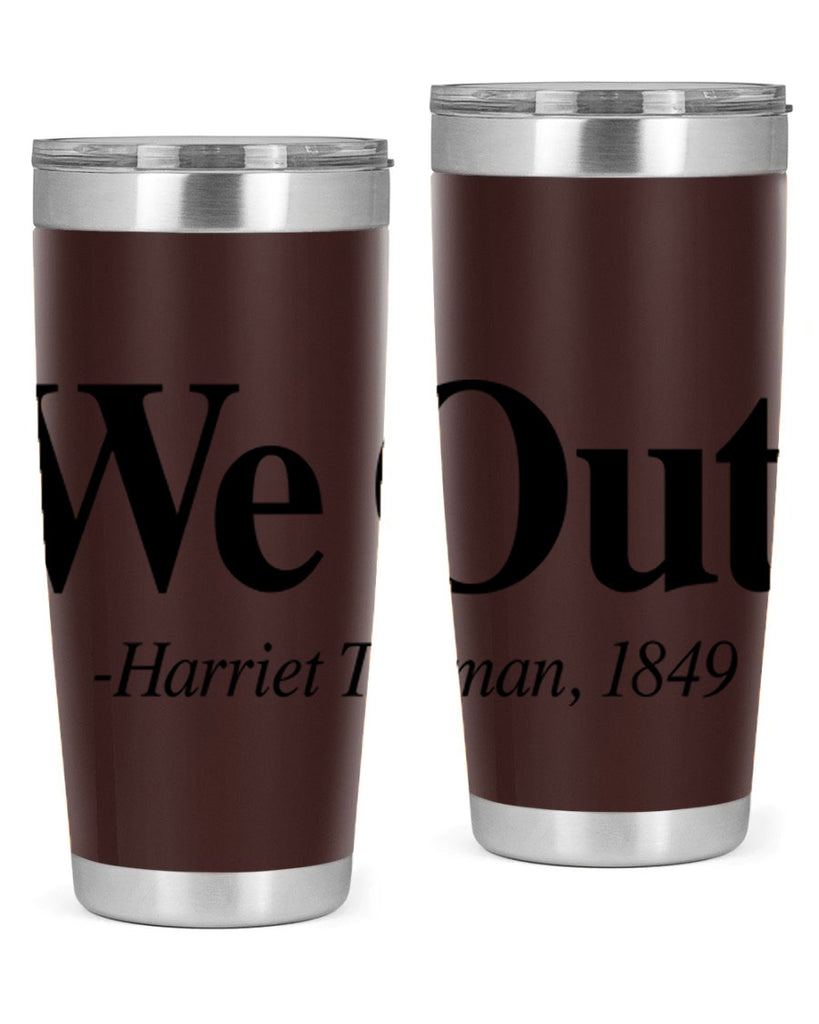 we out harriet tubman 12#- black words phrases- Cotton Tank