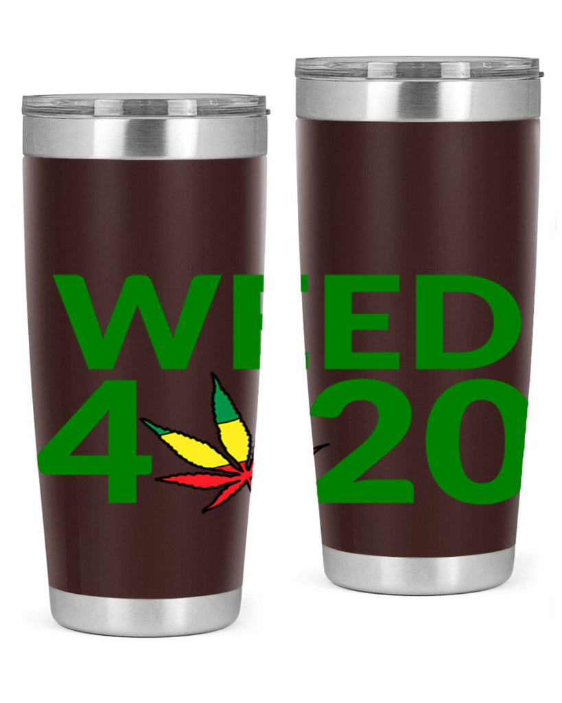 weed 420 cannabis 281#- marijuana- Tumbler