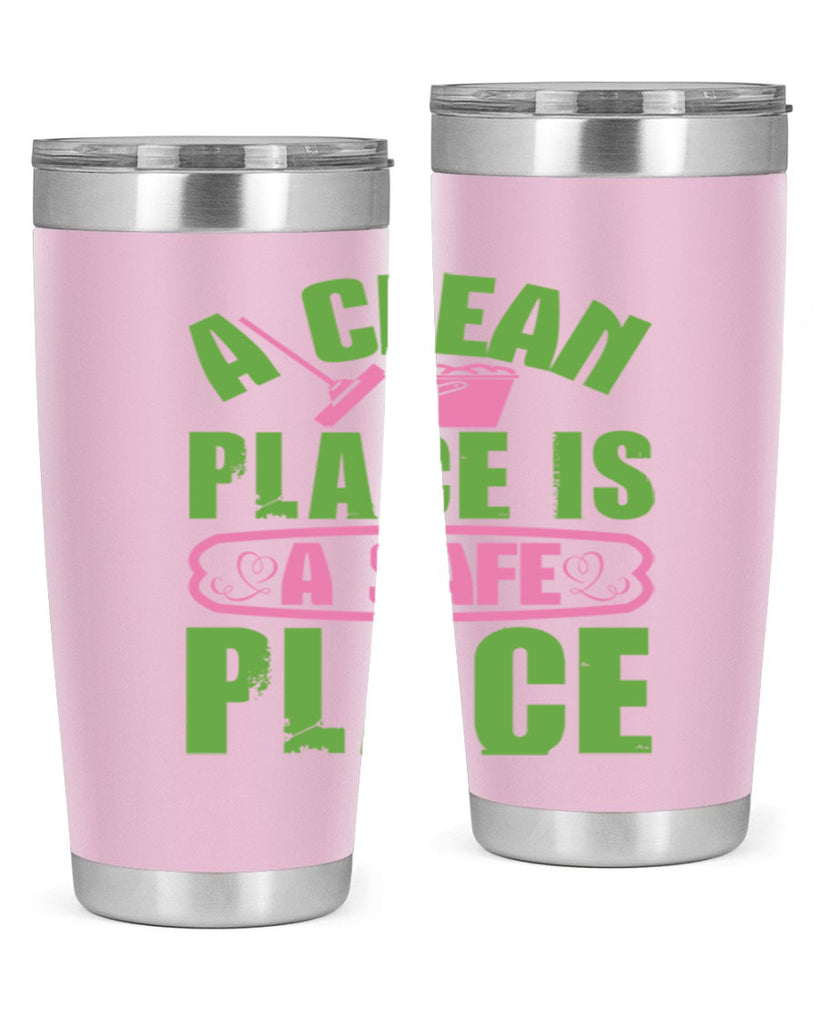 A clean place is a safe place Style 50#- cleaner- Cotton Tank