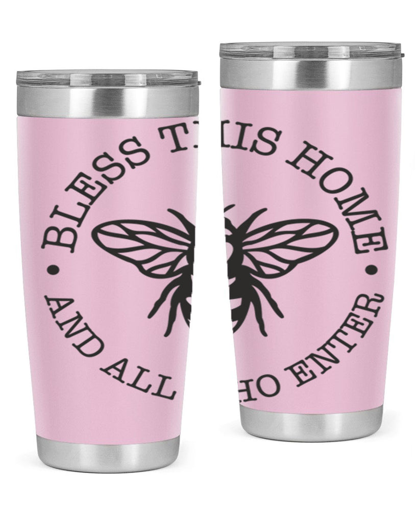 Bless this Home Bee59#- spring- Tumbler