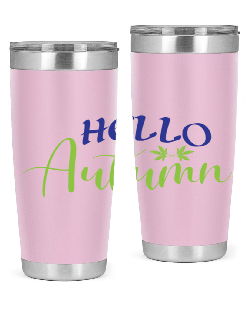 Hello Autumn 271#- fall- Tumbler