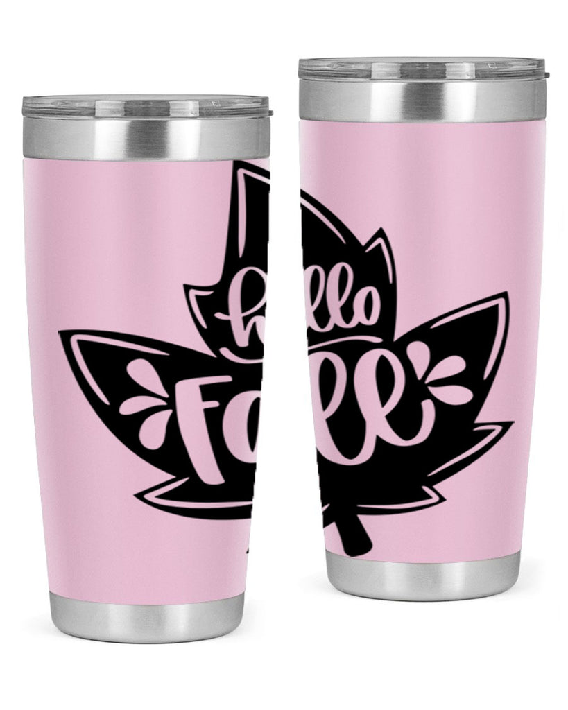 Hello Fall 494#- fall- Tumbler