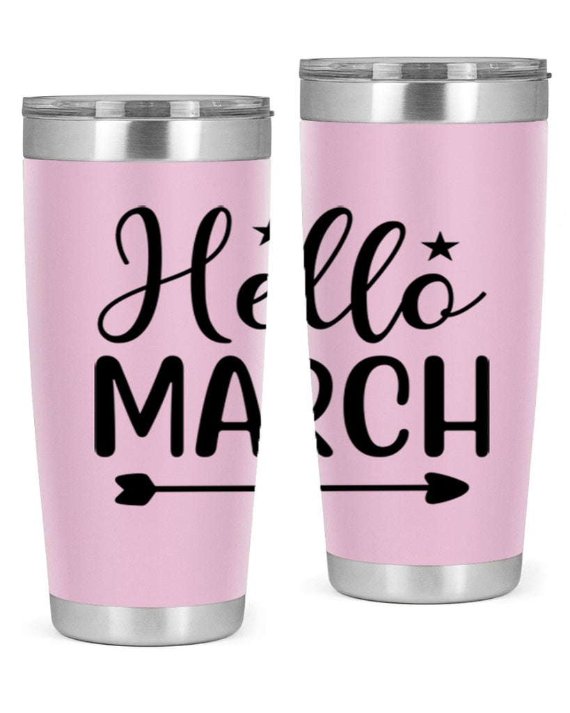 Hello March 184#- spring- Tumbler
