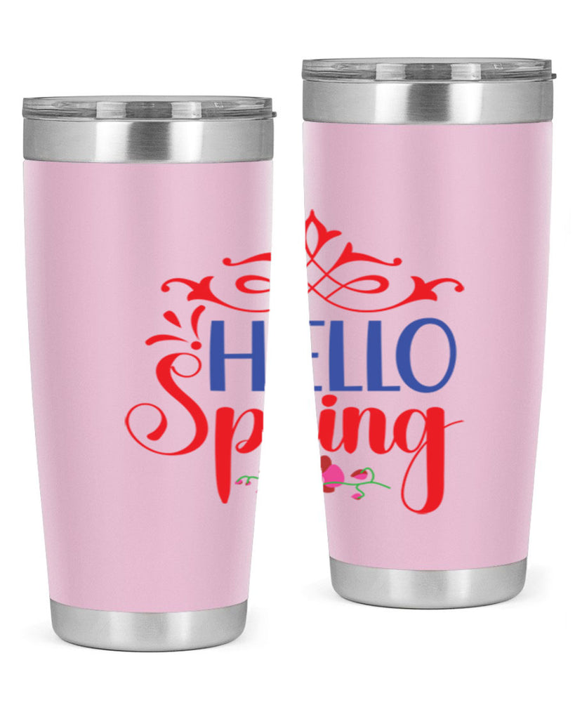 Hello Spring 211#- spring- Tumbler
