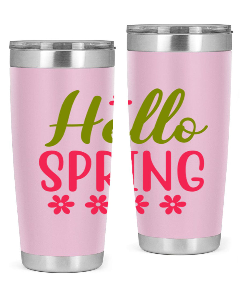 Hello Spring 213#- spring- Tumbler