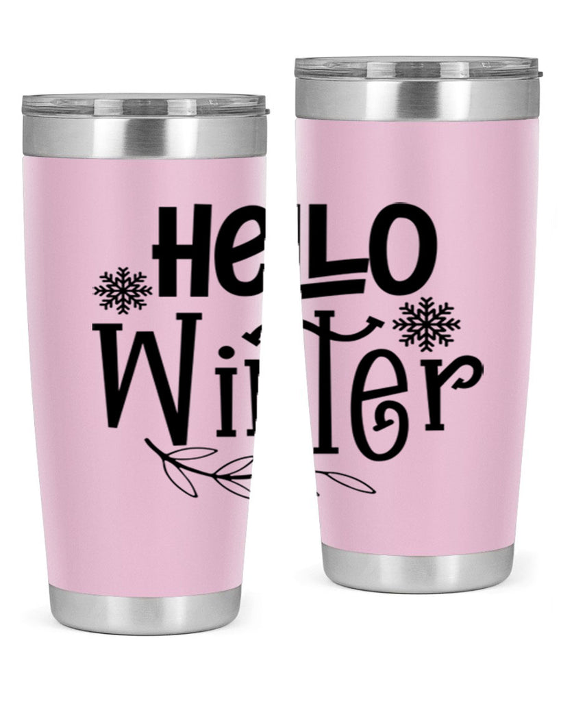 Hello Winter 168#- winter- Tumbler
