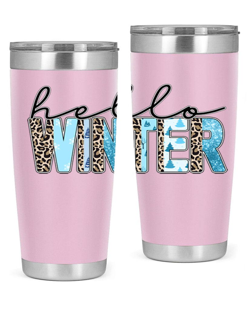 Hello Winter 189#- winter- Tumbler