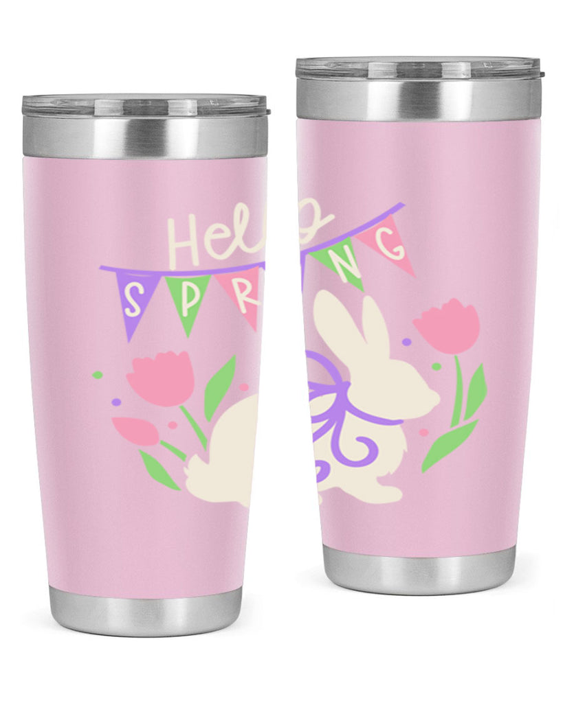Hello spring bunny193#- spring- Tumbler
