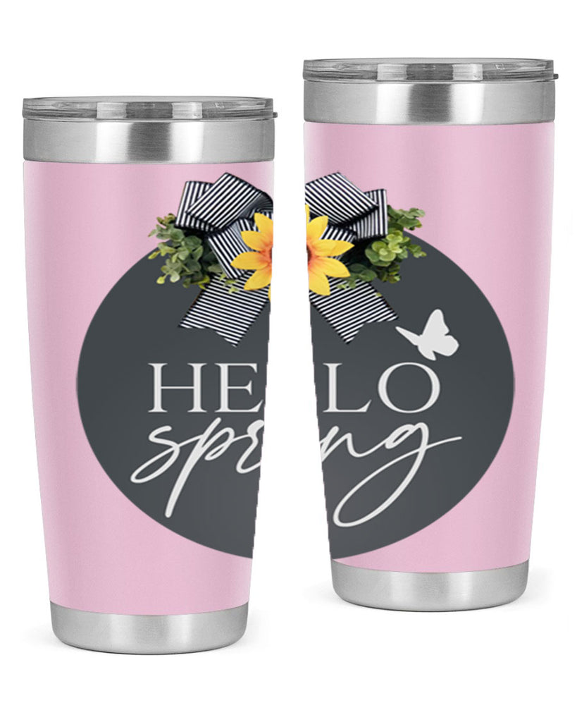 Hello spring butterfly Mockup194#- spring- Tumbler