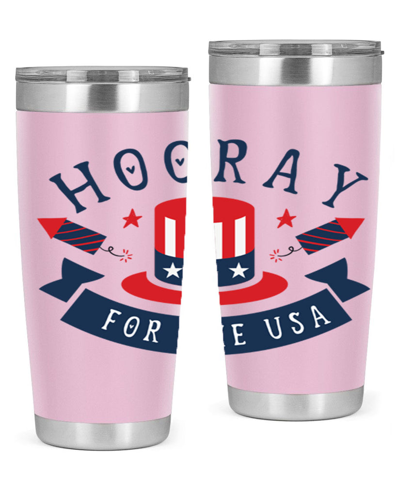 Hooray for the usa Style 42#- Fourt Of July- Tumbler