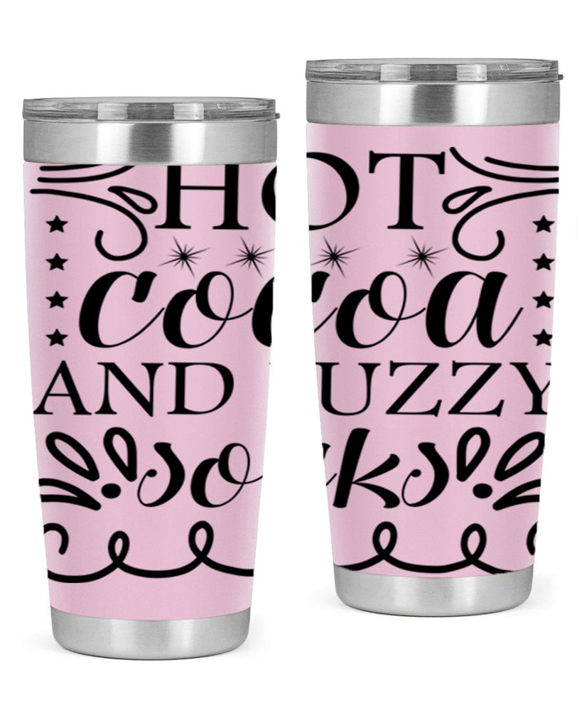 Hot Cocoa and Fuzzy Socks 217#- winter- Tumbler