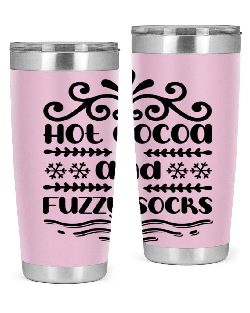 Hot Cocoa and Fuzzy Socks 219#- winter- Tumbler