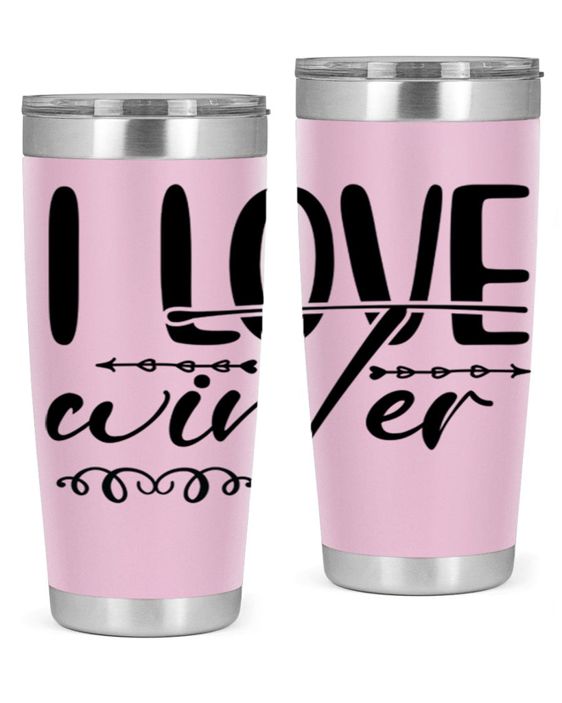 I love winter 243#- winter- Tumbler