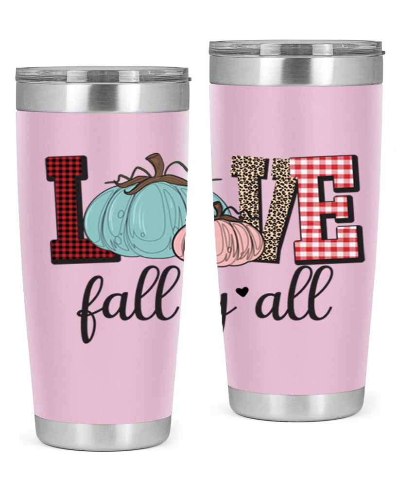 Love Fall Yall 409#- fall- Tumbler