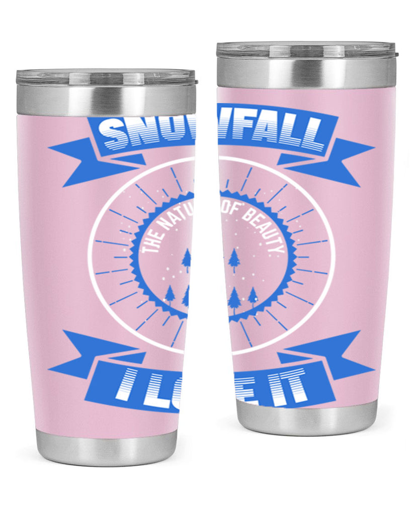 Snowfall Winter 373#- winter- Tumbler