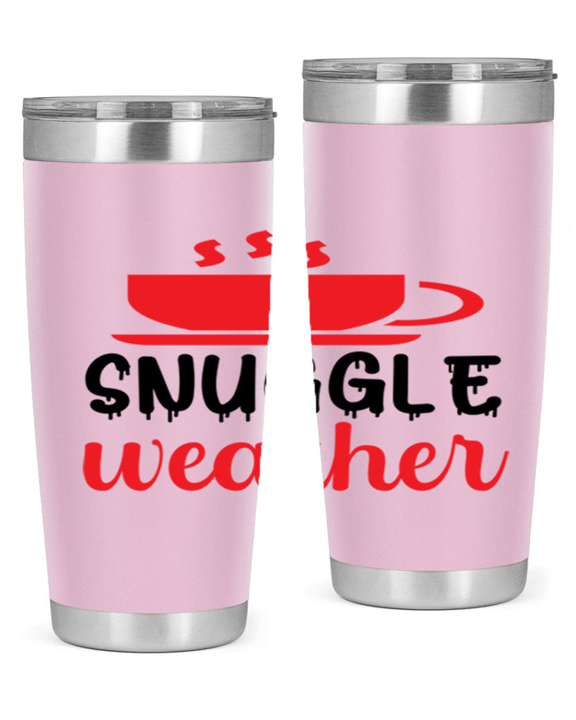 Snuggle weather 386#- winter- Tumbler