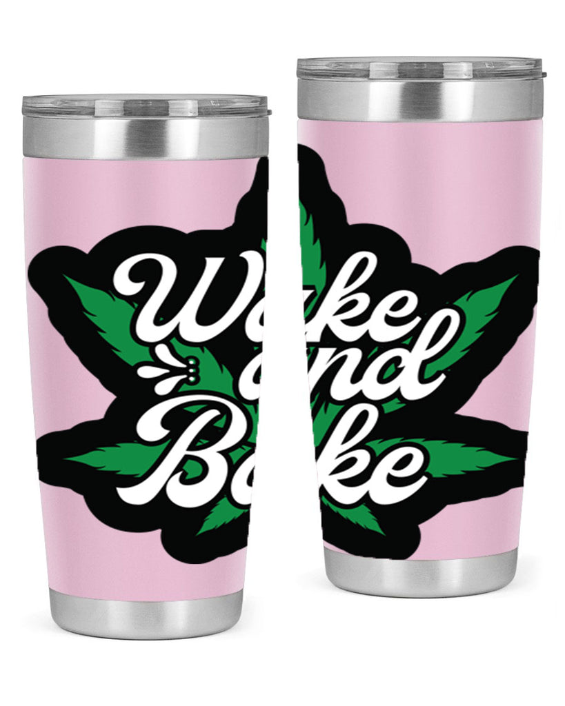 Wake and bake 273#- marijuana- Tumbler