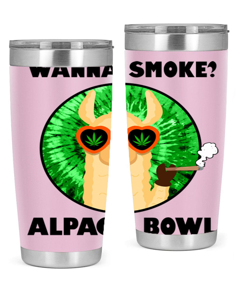 Wanna Smoke Alpaca Bowl 276#- marijuana- Tumbler