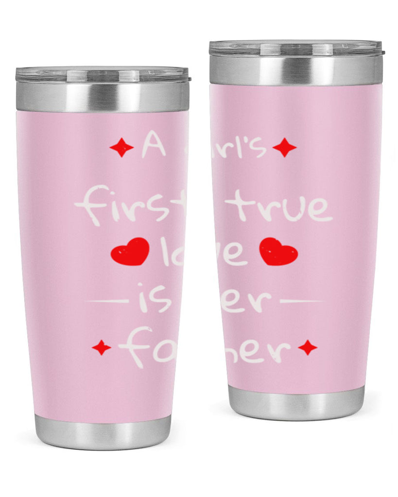 a girl’s first true 116#- fathers day- Tumbler