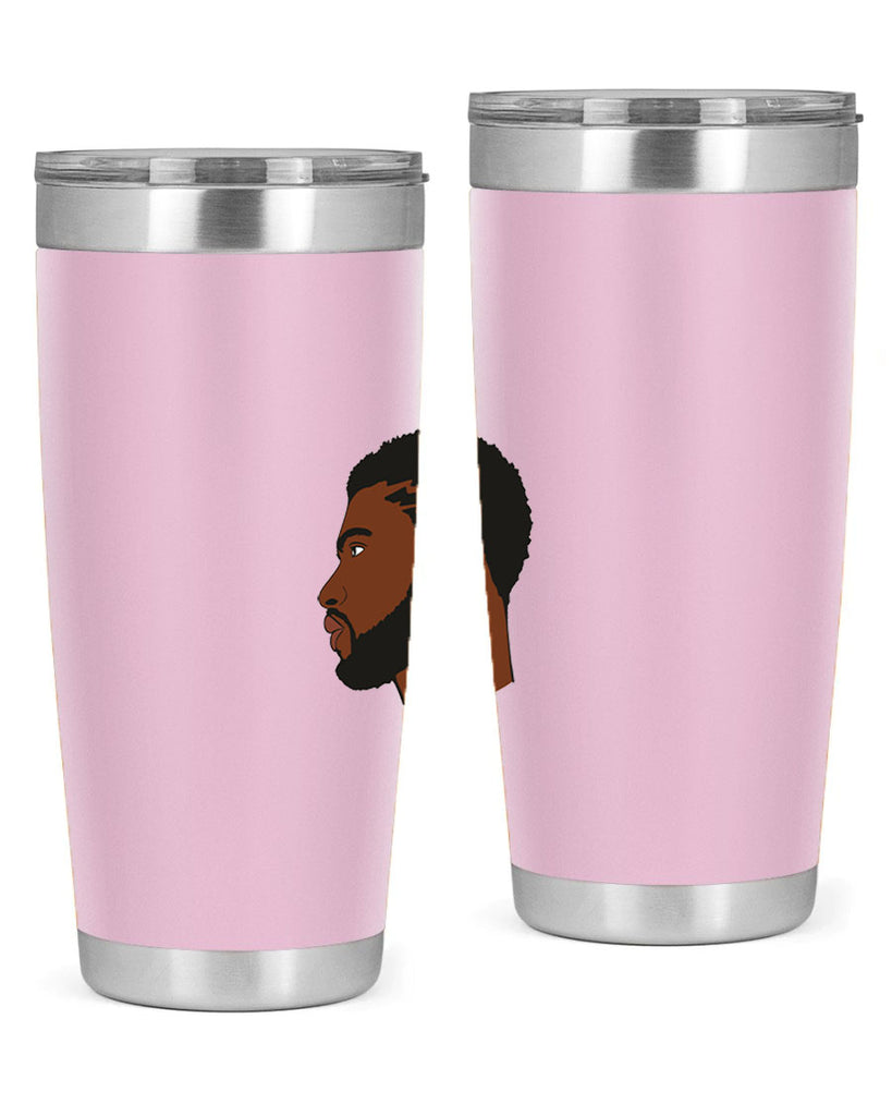 black man 40#- black men - boys- tumbler