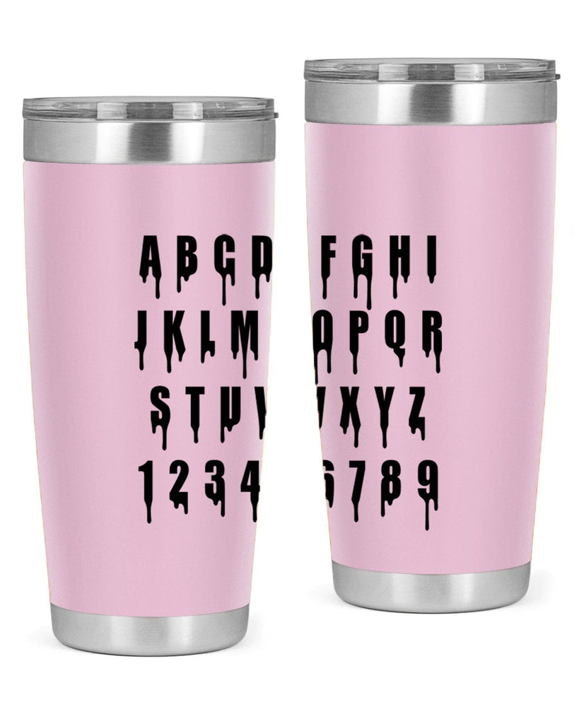 drip font 164#- black words phrases- Cotton Tank