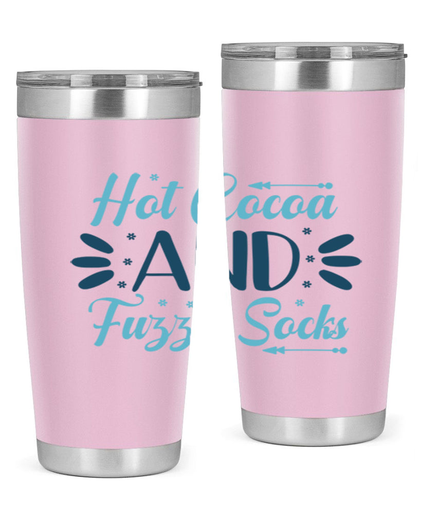 hot cocoa and fuzzy socks 208#- winter- Tumbler