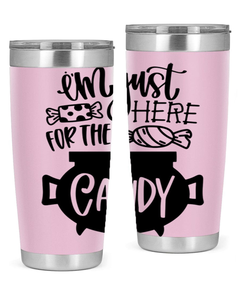 im just here for the candy 52#- halloween- Tumbler