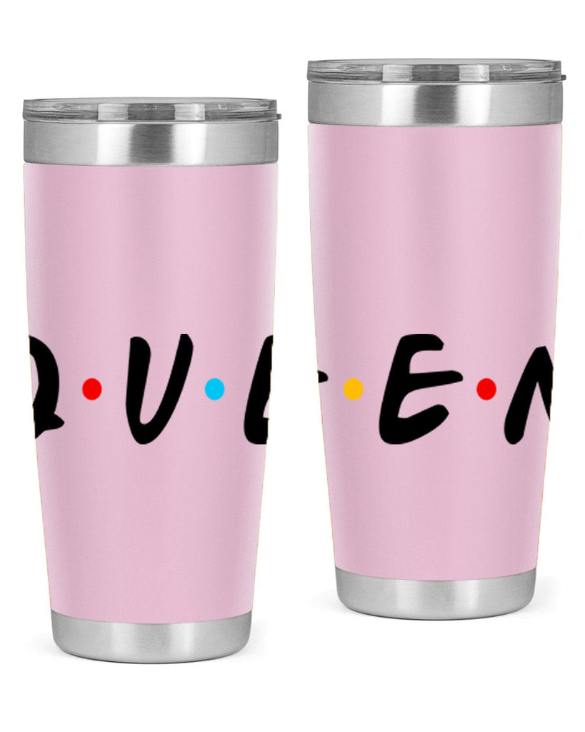 queen friends 49#- black words phrases- Cotton Tank