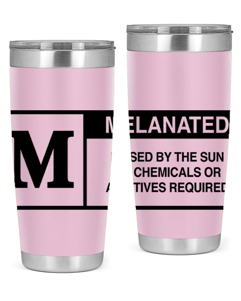 rated melanin 45#- black words phrases- Cotton Tank