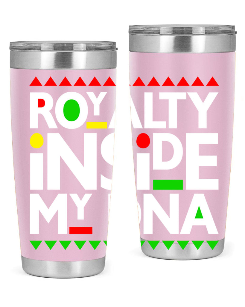 royalty inside my dna 42#- black words phrases- Cotton Tank