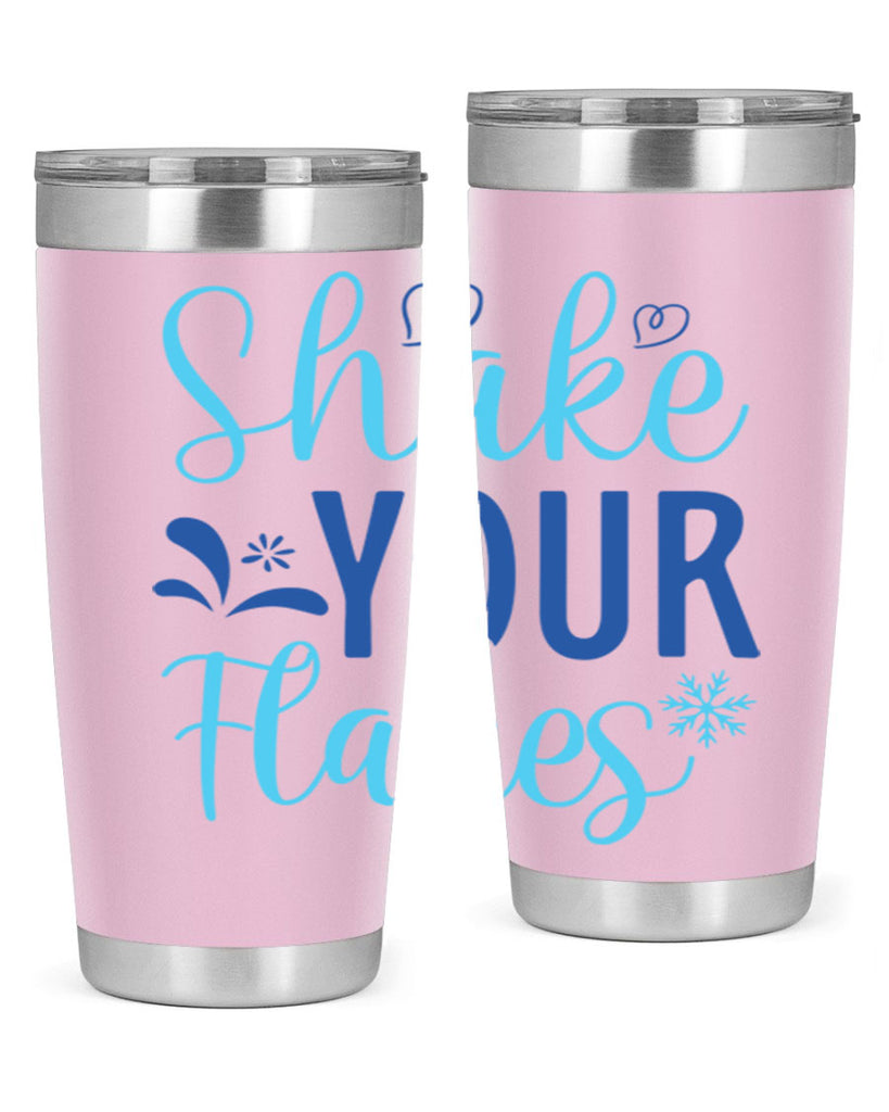 shake your flakes 359#- winter- Tumbler