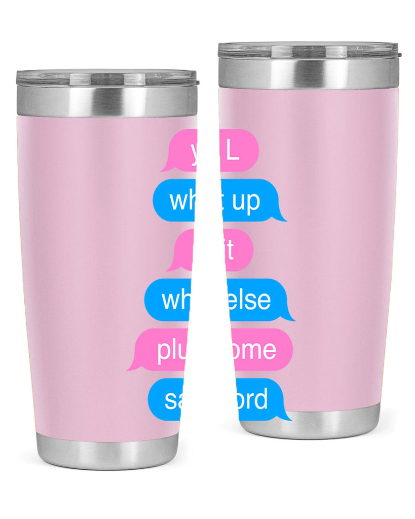 text conversation camron 23#- black words phrases- Cotton Tank