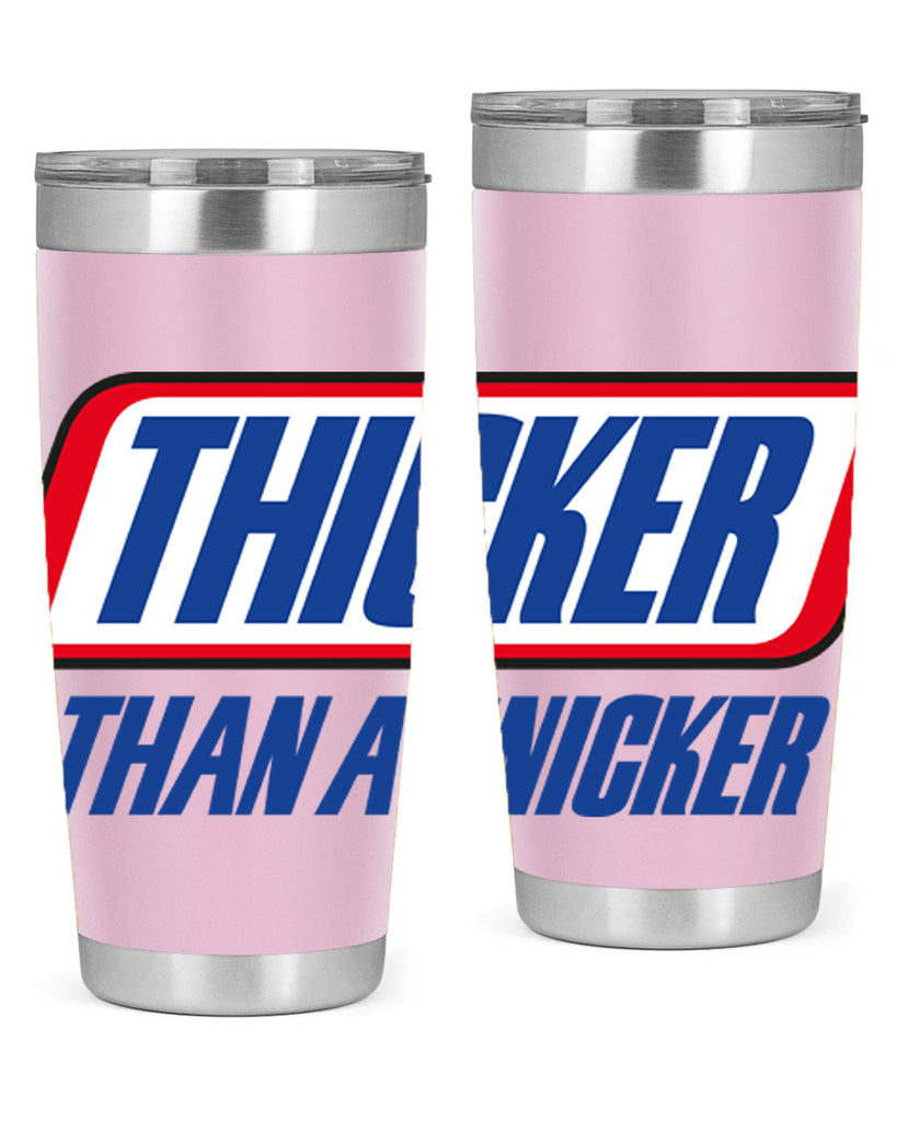 thicker than a snicker 20#- black words phrases- Cotton Tank