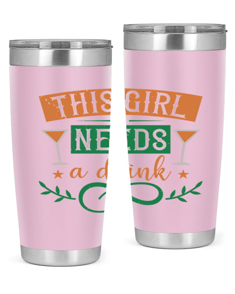 this girl needs a drink 36#- mardi gras- Tumbler