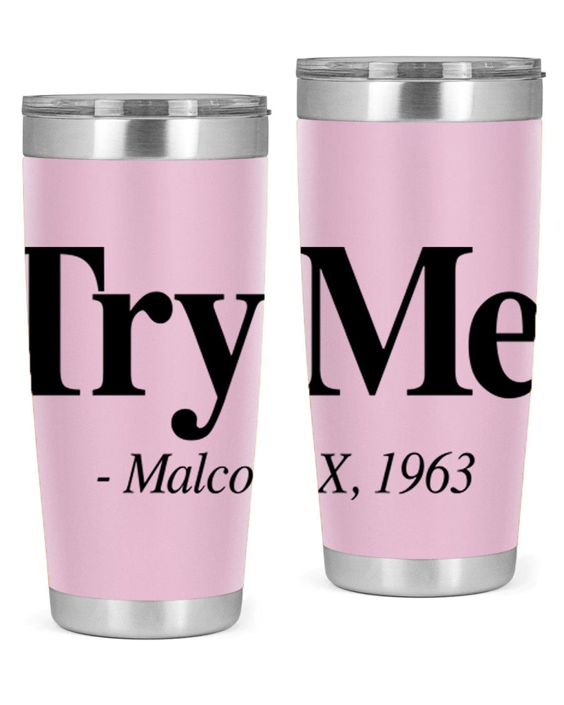 try me malcolm x 16#- black words phrases- Cotton Tank