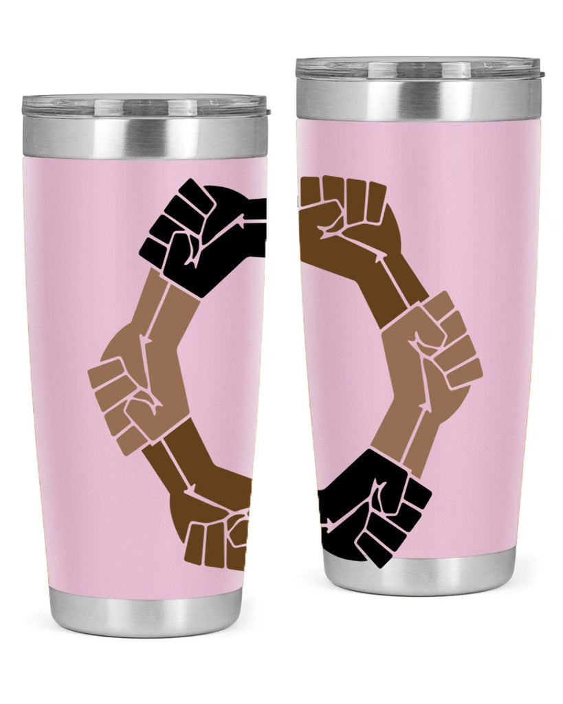 united black power fists 13#- black words phrases- Cotton Tank